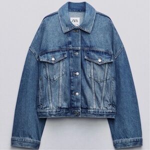 Zara Women's Classic Blue Jean Jacket